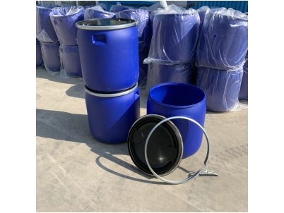 半截桶 全新150升塑料桶150公斤塑料桶大口法兰桶.