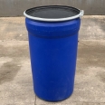 开口塑料桶锥形200升塑料桶200公斤锥形桶广口200L铁箍桶.